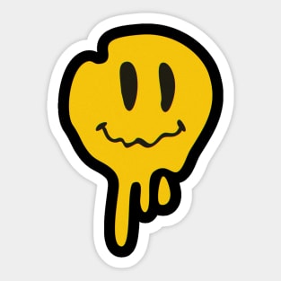 Drippy Smiley Sticker